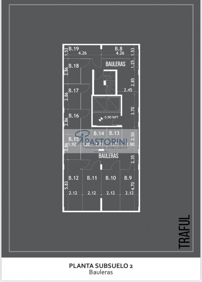 Vendemos Semipiso de 2 amb en Plaza Mitre con COCH y baulera