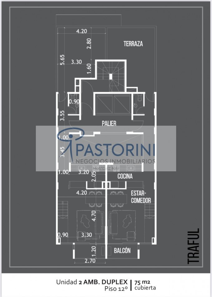 Moderno Departamento en Duplex en Plaza Mitre con COCH y baulera